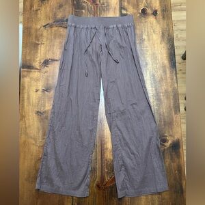 Billabong Brown Flowy Beach Boho Pants Size 8 New With Tags